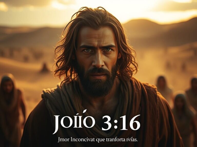 [João 3:16] Amor Incondicional Que Transforma Vidas